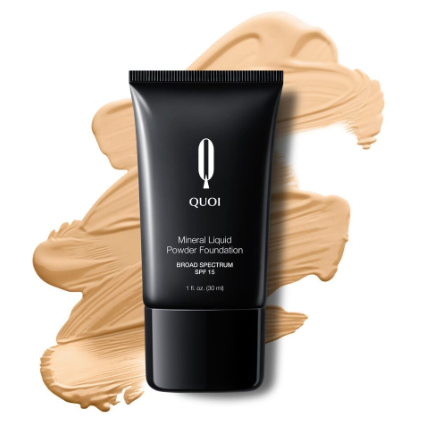 Quoi Mineral Liquid Powder Foundation Broad Spectrum SPF 15 30ml