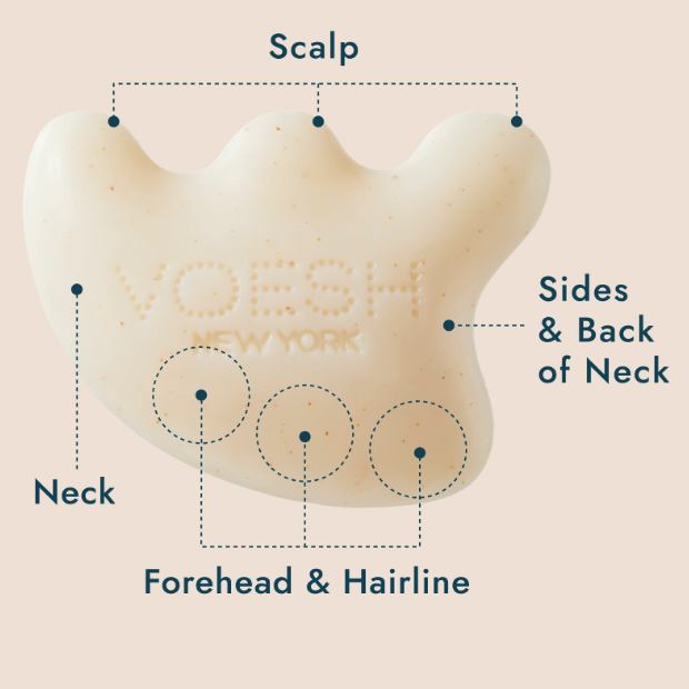 VOESH Gua Sha Shampoo Bar