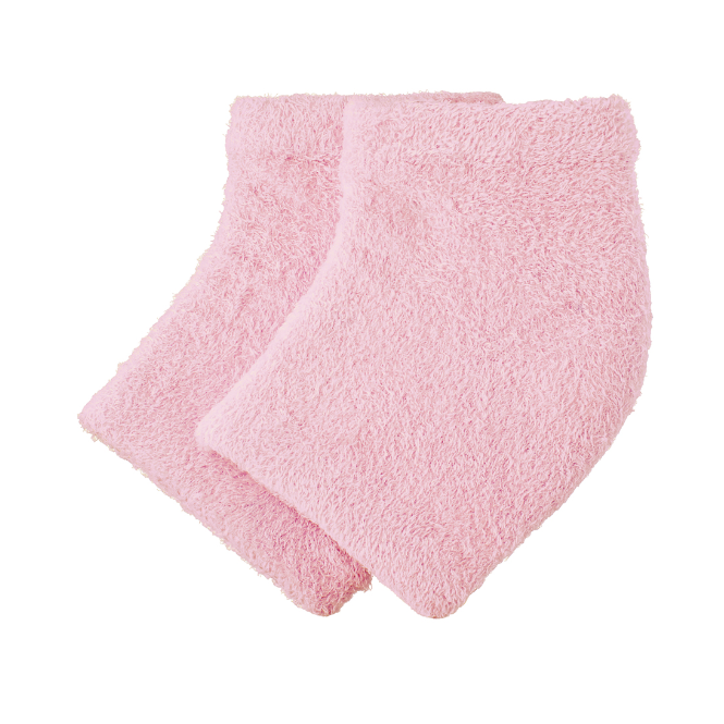 VOESH Moisturizing Heel Socks – Pink