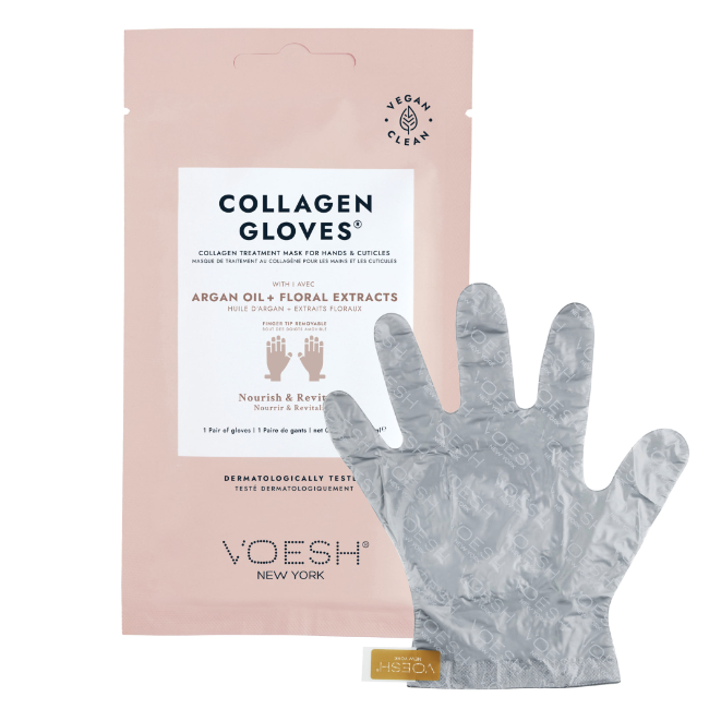 VOESH Collagen Gloves with Argan Oil + Floral Extracts