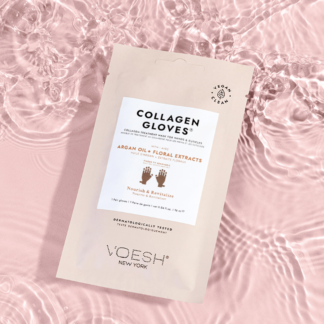VOESH Collagen Gloves with Argan Oil + Floral Extracts