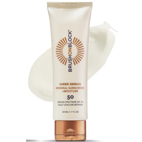 BRUSH ON BLOCK Sheer Genius SPF 50 Mineral Sunscreen