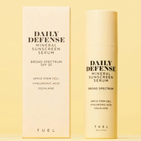 Tuel Daily Defense Mineral Sunscreen Serum SPF30