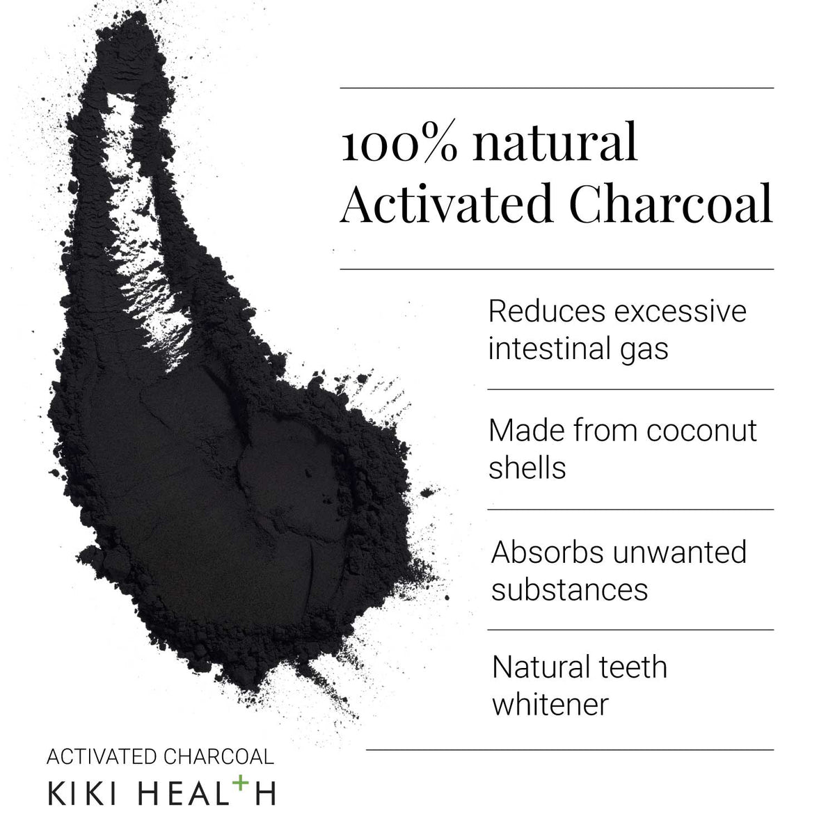 KIKI Health Activated Charcoal Powder 70g