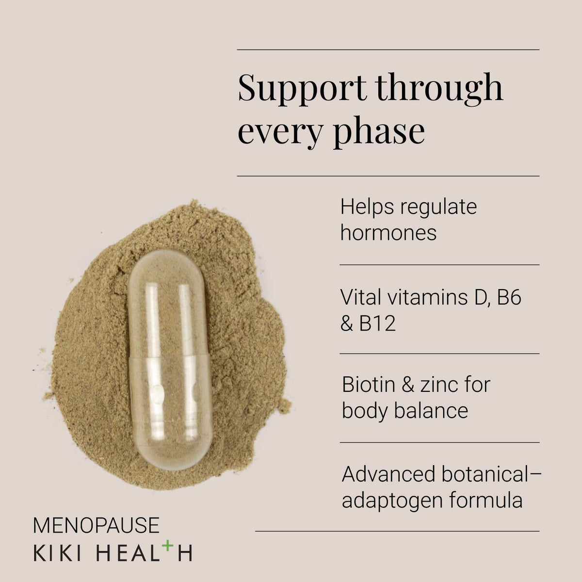 KIKI Health Menopause 60 Vegi Capsules