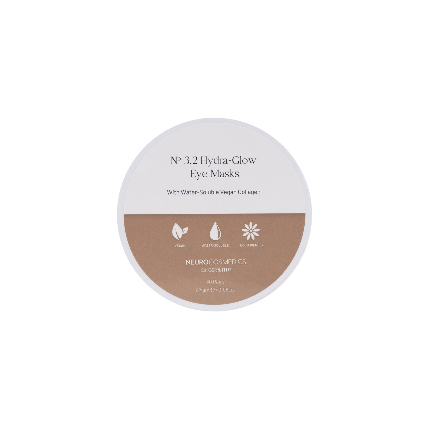 NEUROCOSMEDICS by GINGER&ME Hydra-Glow Eye Masks 30 Pairs