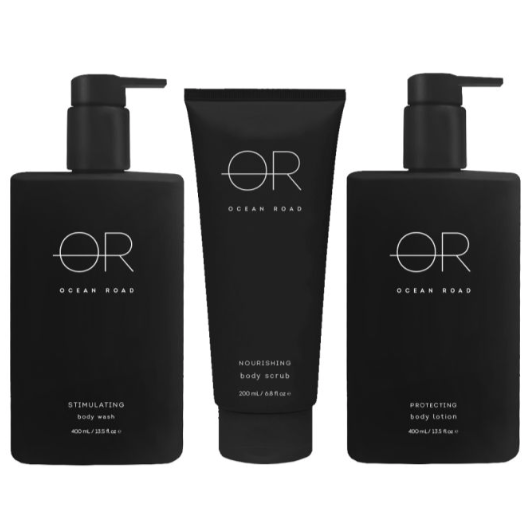OCEAN RD BLACK GIFT PACK BODY 3 PIECE