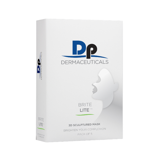Dp Dermaceuticals Brite Lite 3D Sculptured Mask 5pk