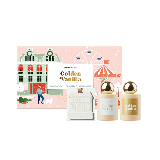 VOESH Golden Vanilla Fragrance Set