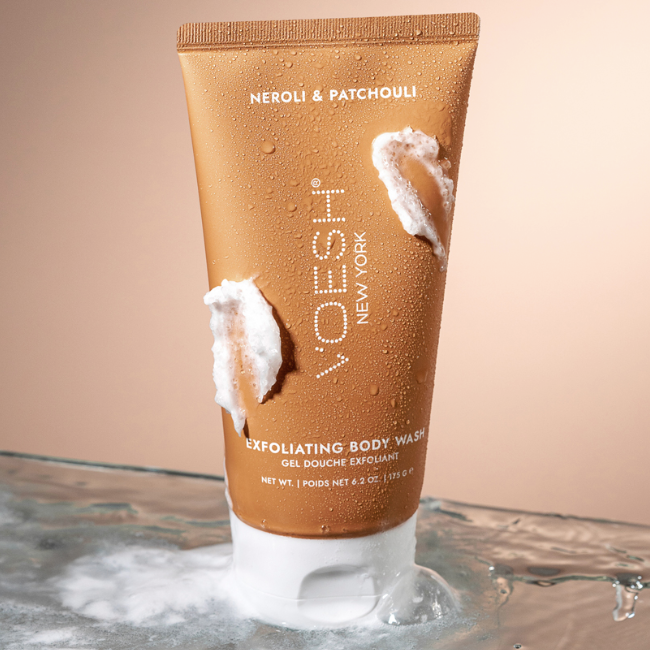 VOESH Exfoliating Body Wash – Neroli & Patchouli 175g