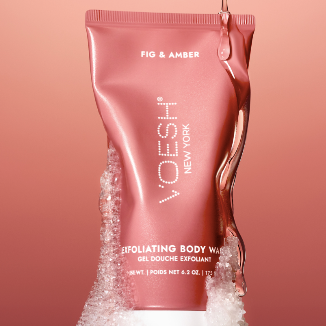 VOESH Exfoliating Body Wash – Fig & Amber 175g