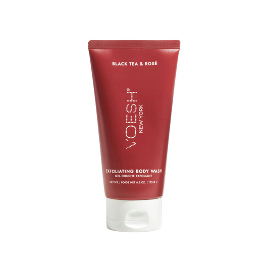 VOESH Exfoliating Body Wash – Black Tea & Rosé 175g