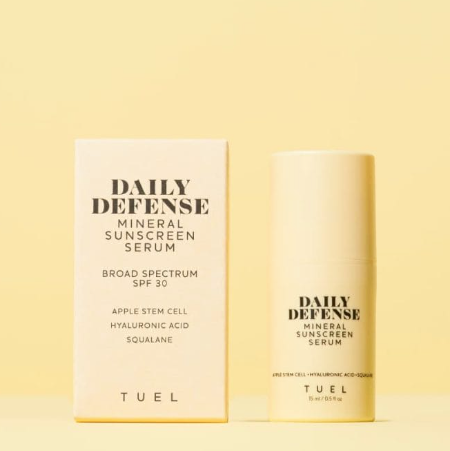 Tuel Daily Defense Mineral Sunscreen Serum SPF30
